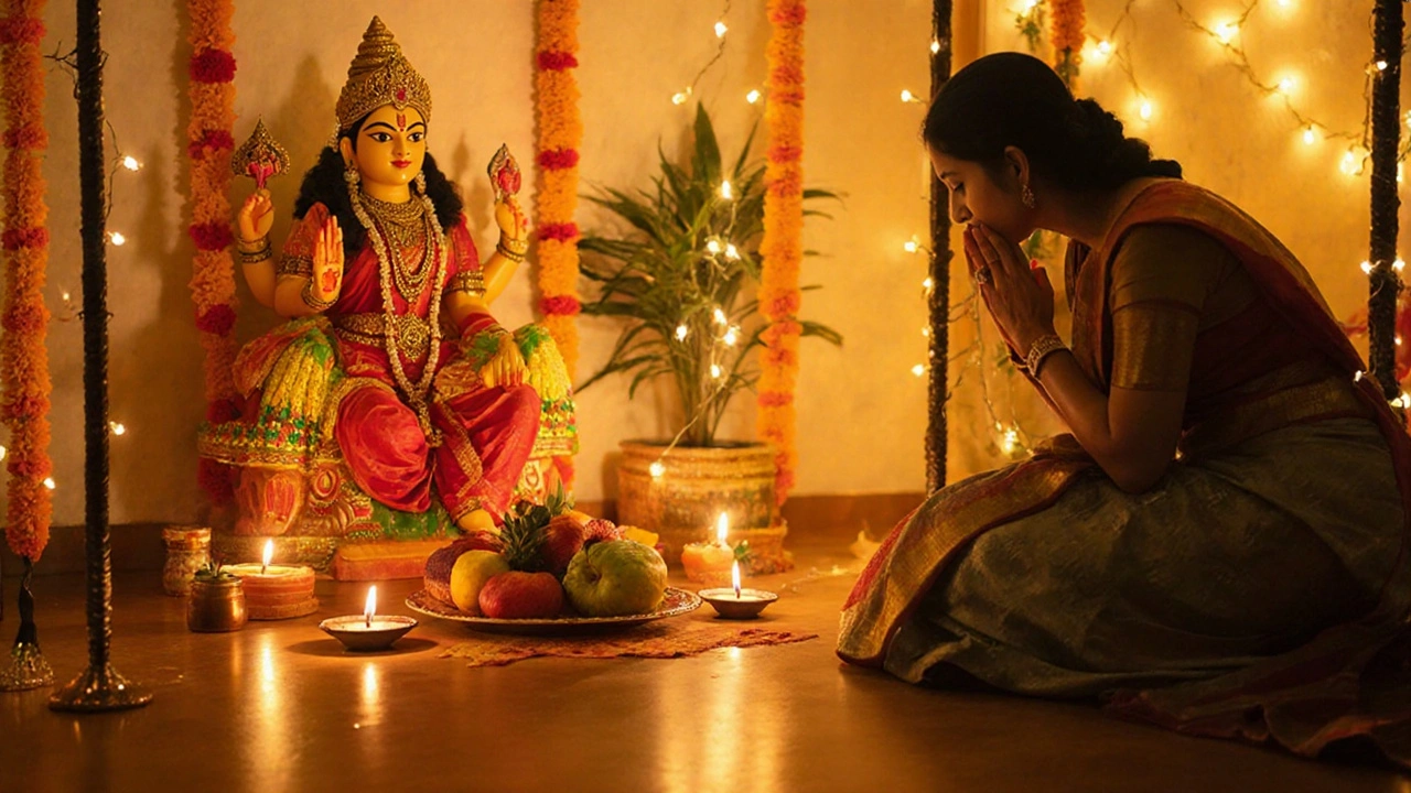 तीसरे दिन की पूजा विधि, रंग और मंगल‑दोष के उपाय