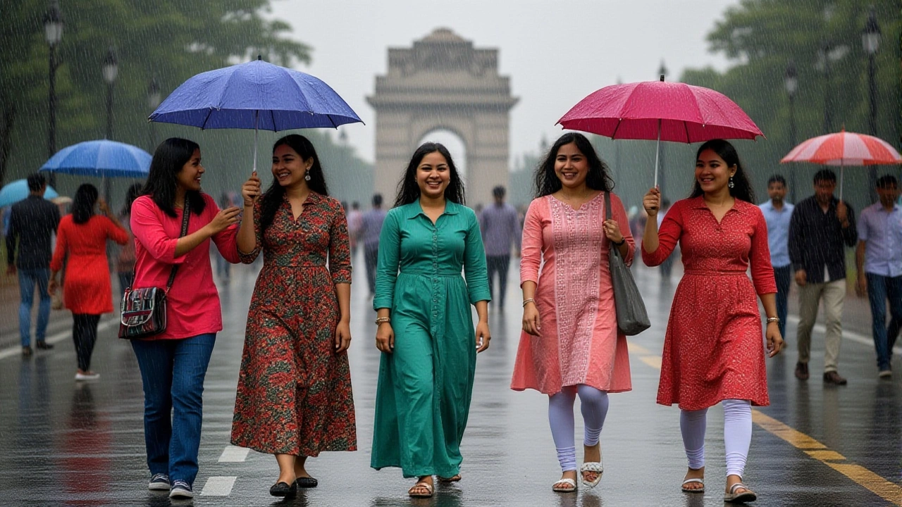 दिल्ली में बारिश, गर्मी से राहत—IMD ने 3-5 अक्टूबर तक चेतावनी
